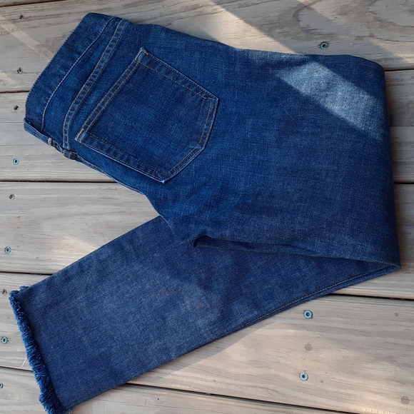 J Crew Matchstick Jeans w/ Factory Fringe Hems, 27 T - Picture 3 of 11